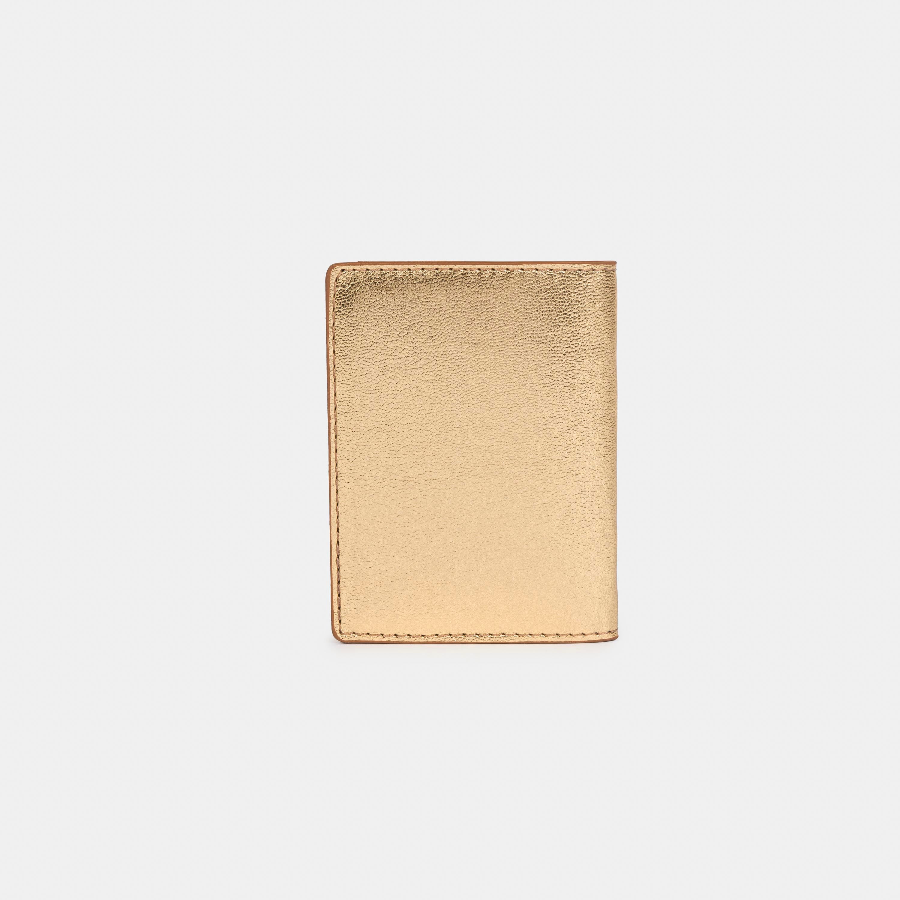 Carteira 'Microraptor' Gold-Off White Cat-