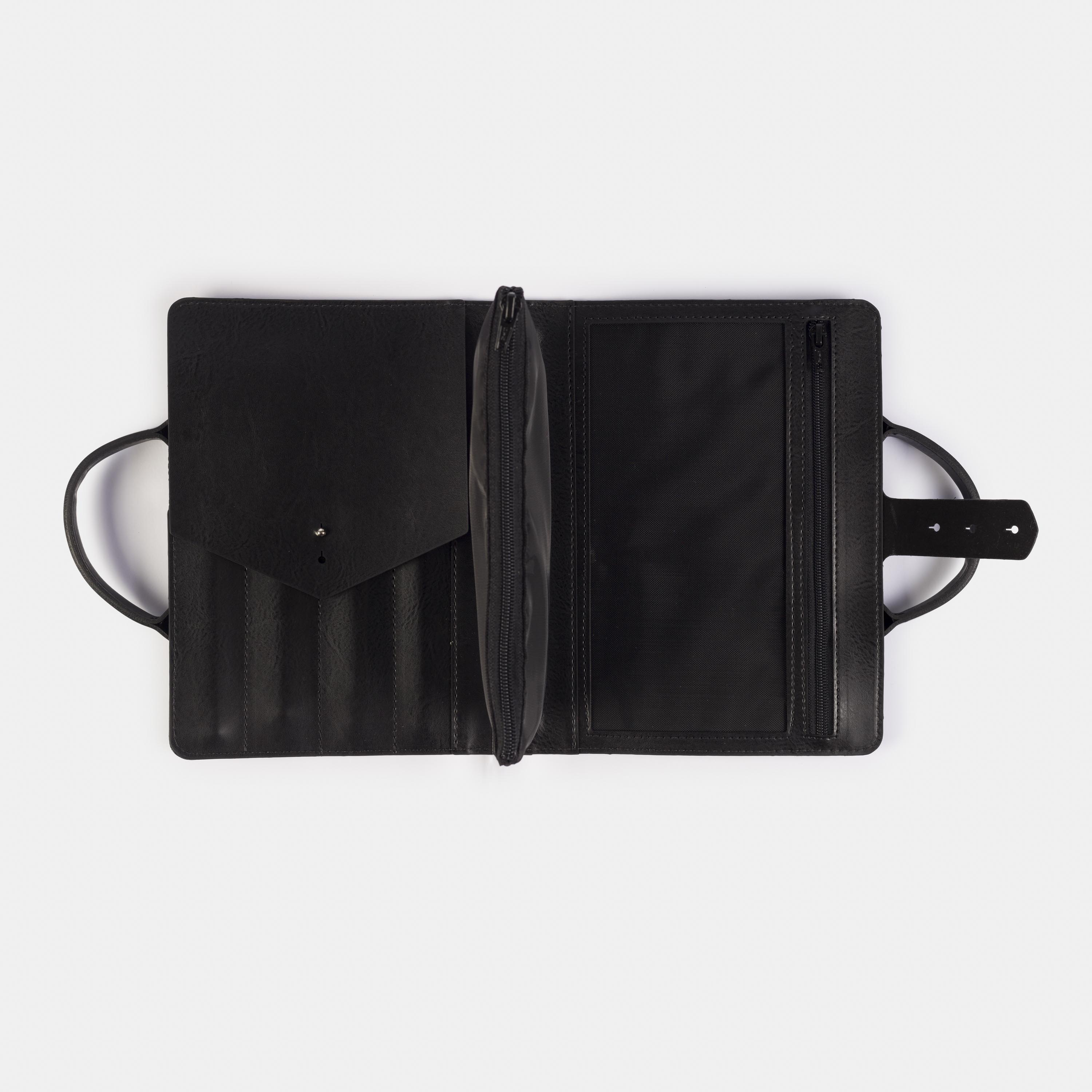 Necessaire 'Marie' Black-Off White Cat-