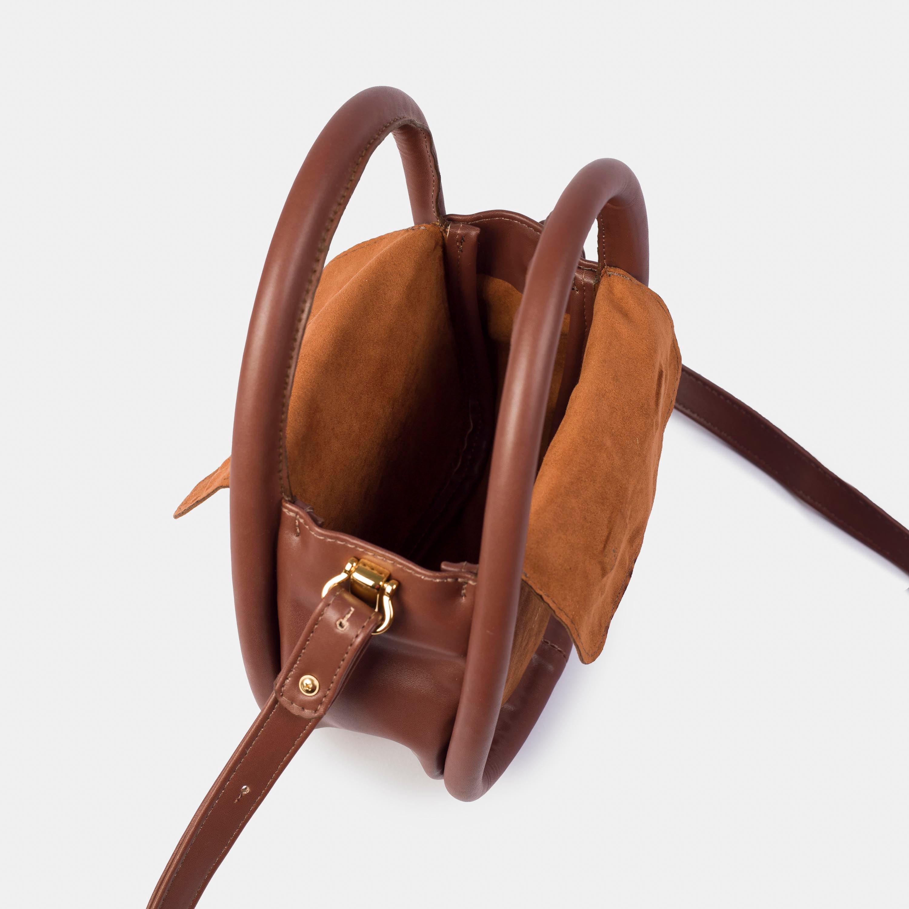 Bolsa 'Petit Corina' Brown