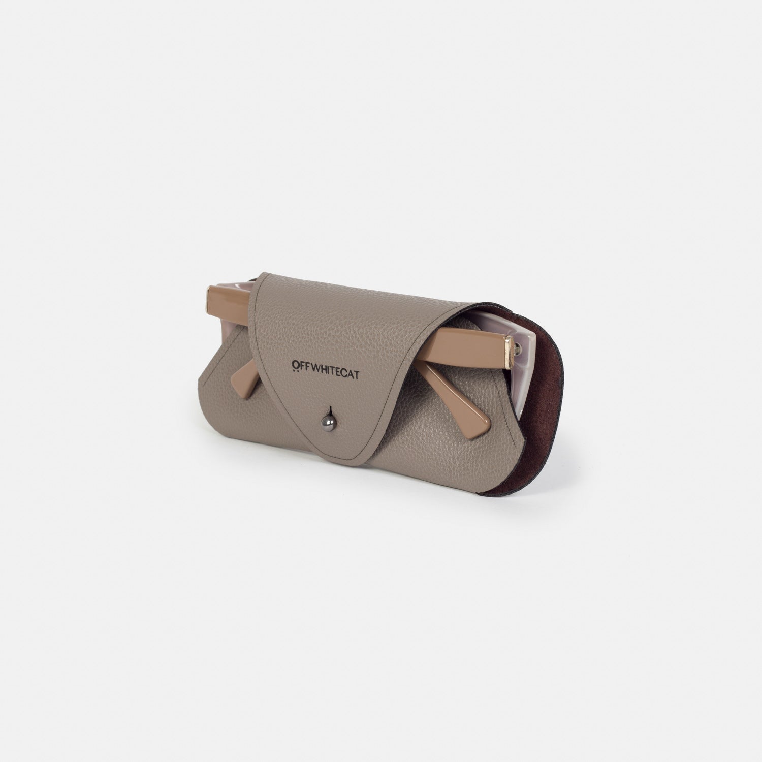 Case Óculos 'Prince' Gray-Off White Cat-