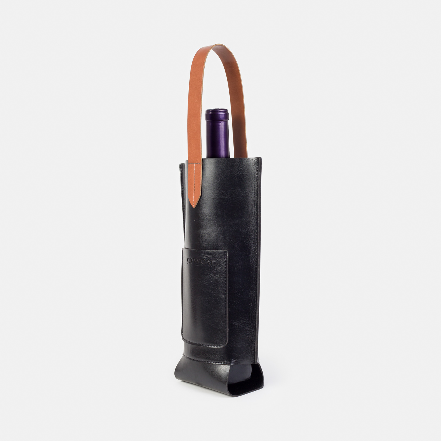 Porta Vinho Black/Natural-Off White Cat-