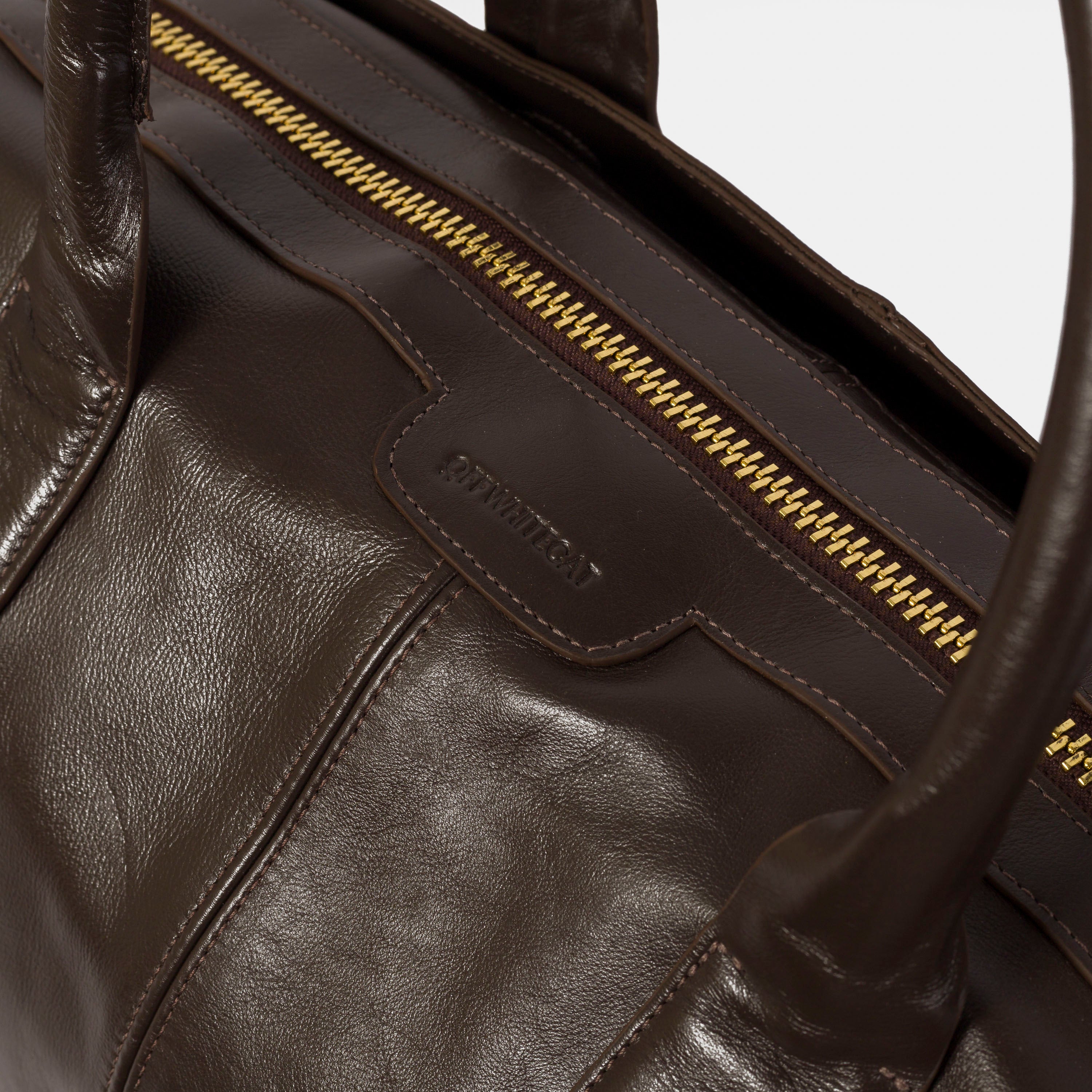 Bolsa 'Oslo' Couro Espresso