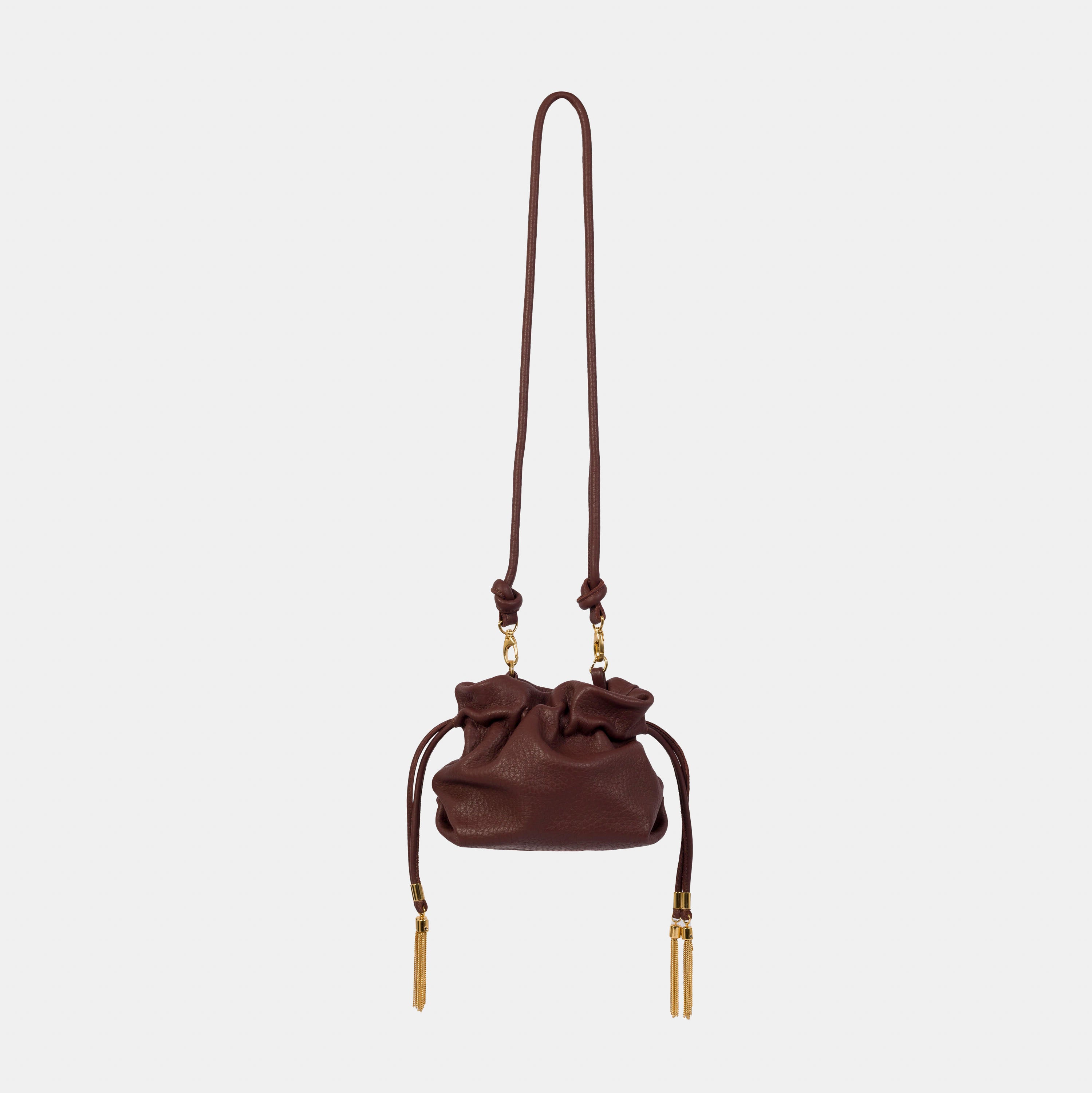 Bolsa 'Mitza' Couro - Brandy