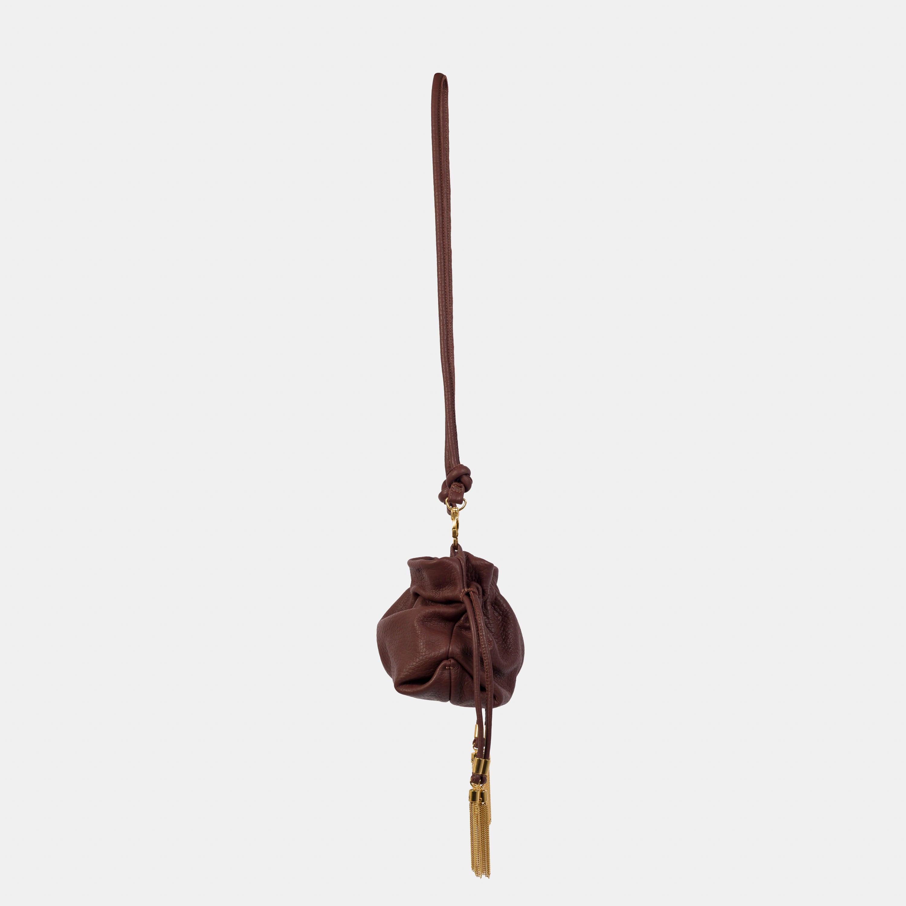 Bolsa 'Mitza' Couro - Brandy