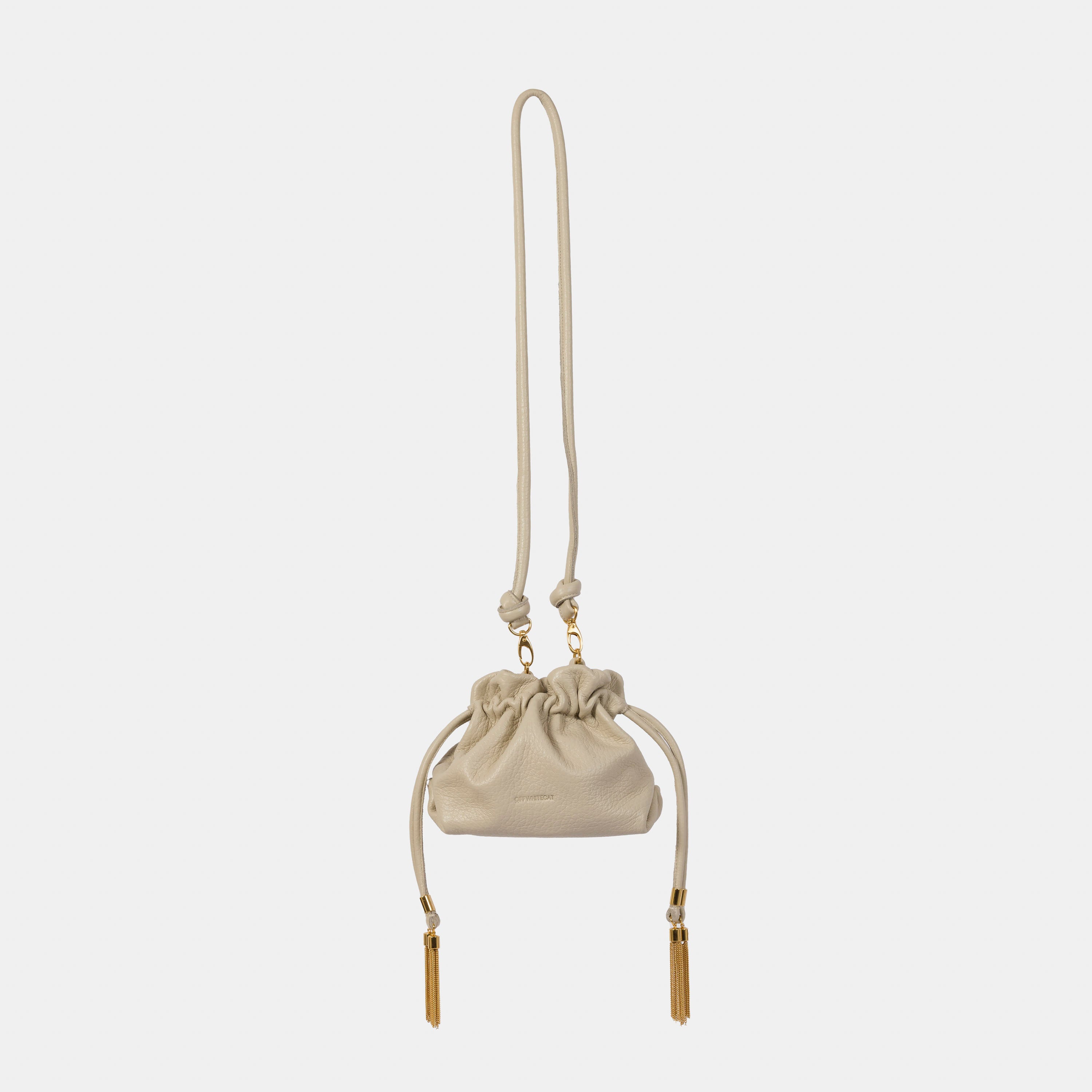 Bolsa 'Mitza' Couro - Off White