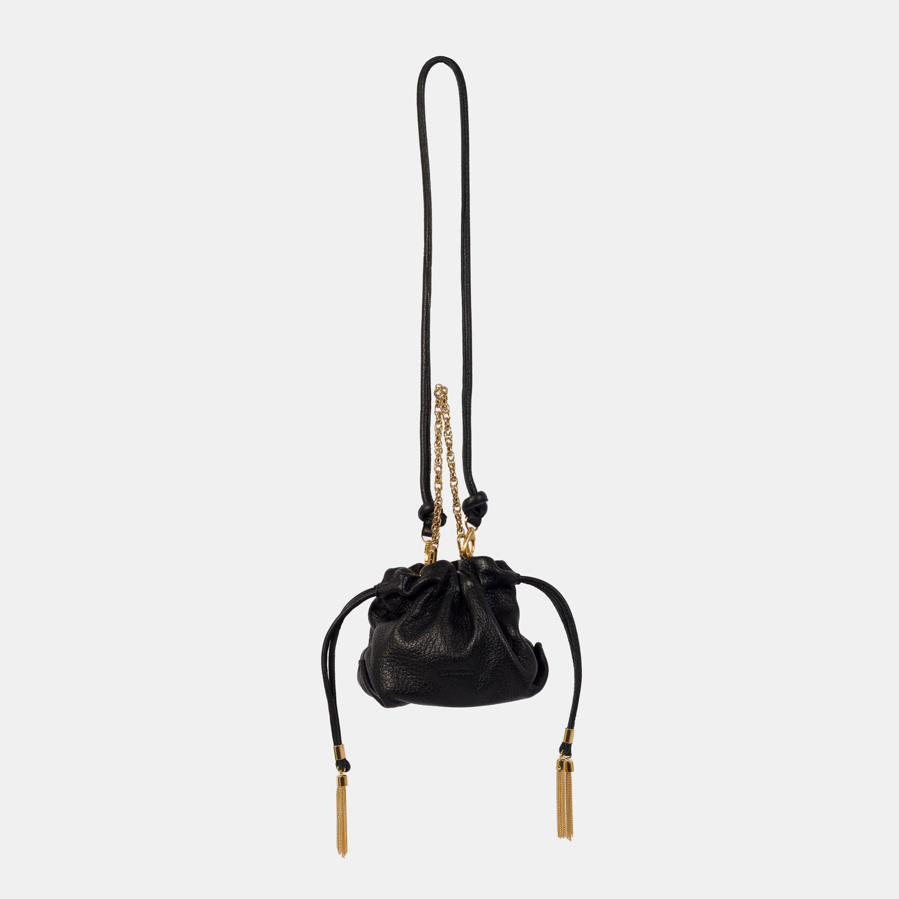 Bolsa 'Mitza' Couro - Black