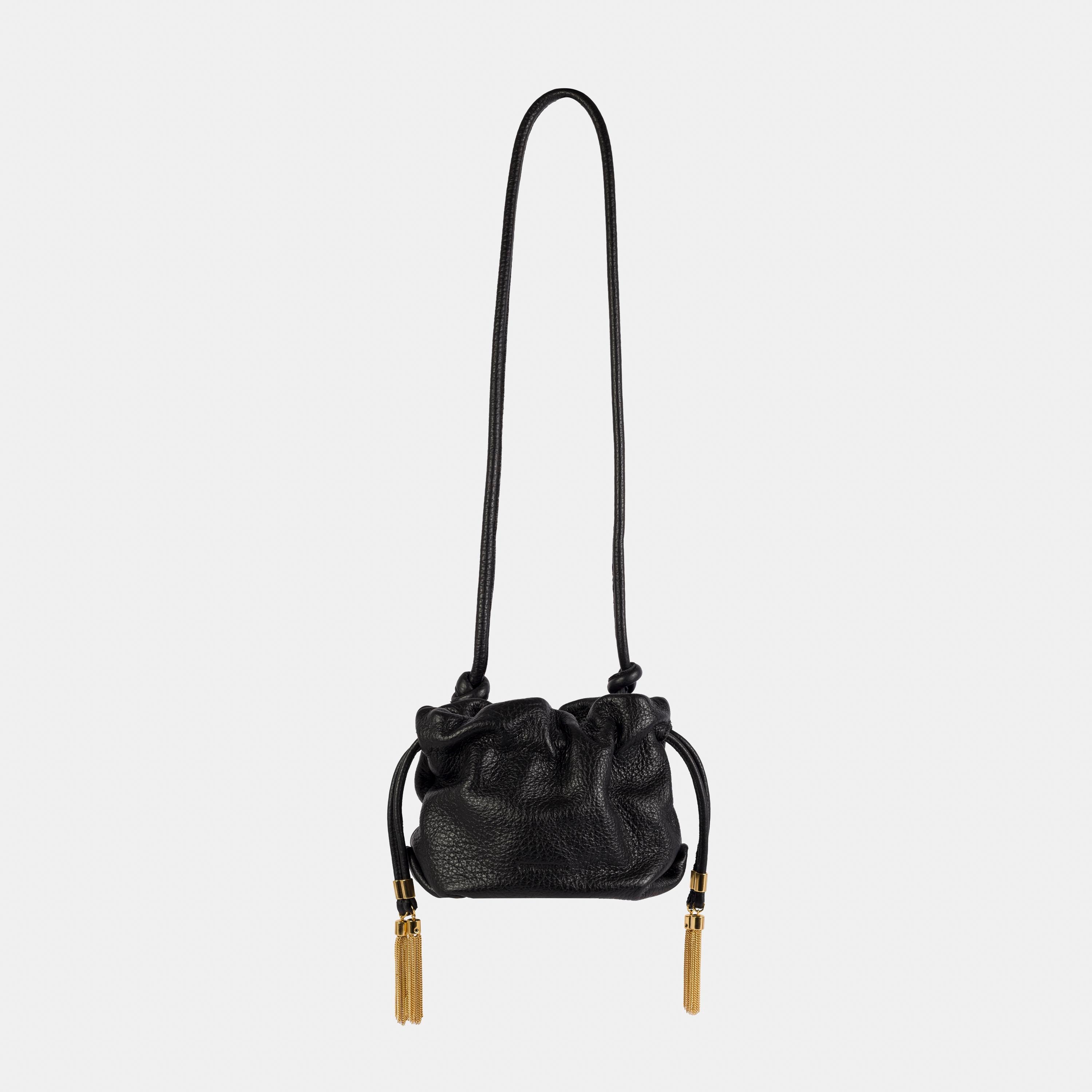 Bolsa 'Mitza' Couro - Black