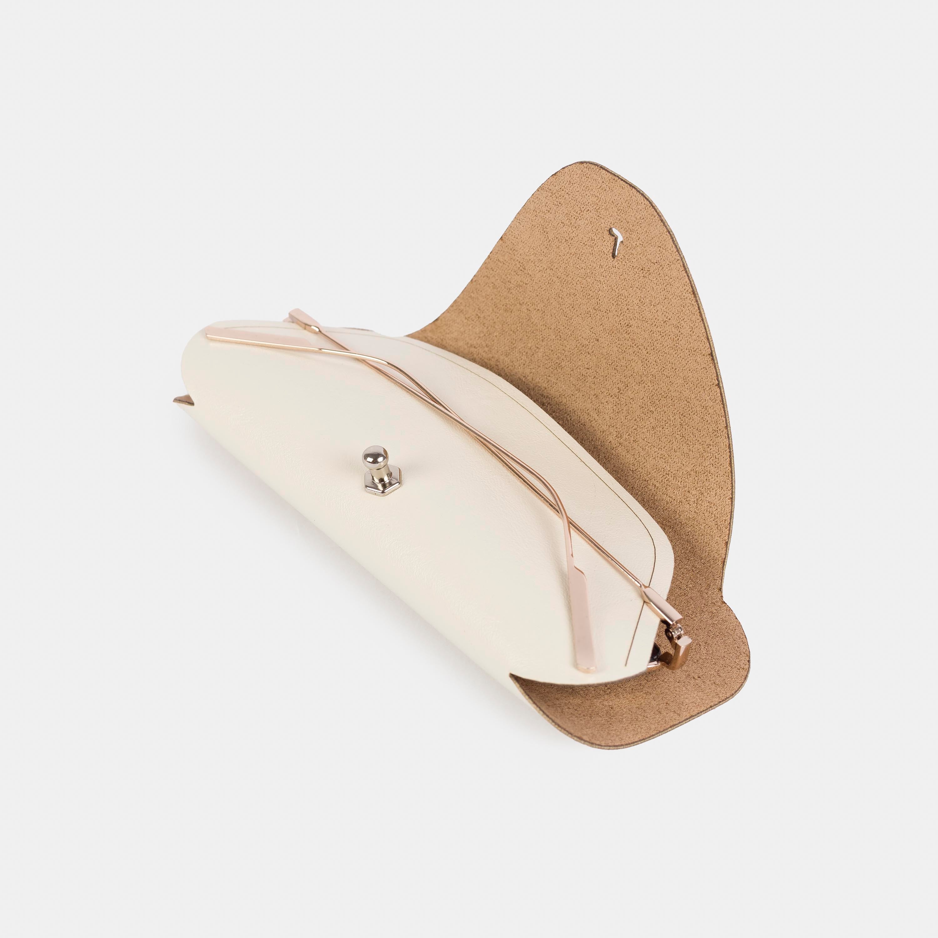 Case Óculos 'Prince' Off White