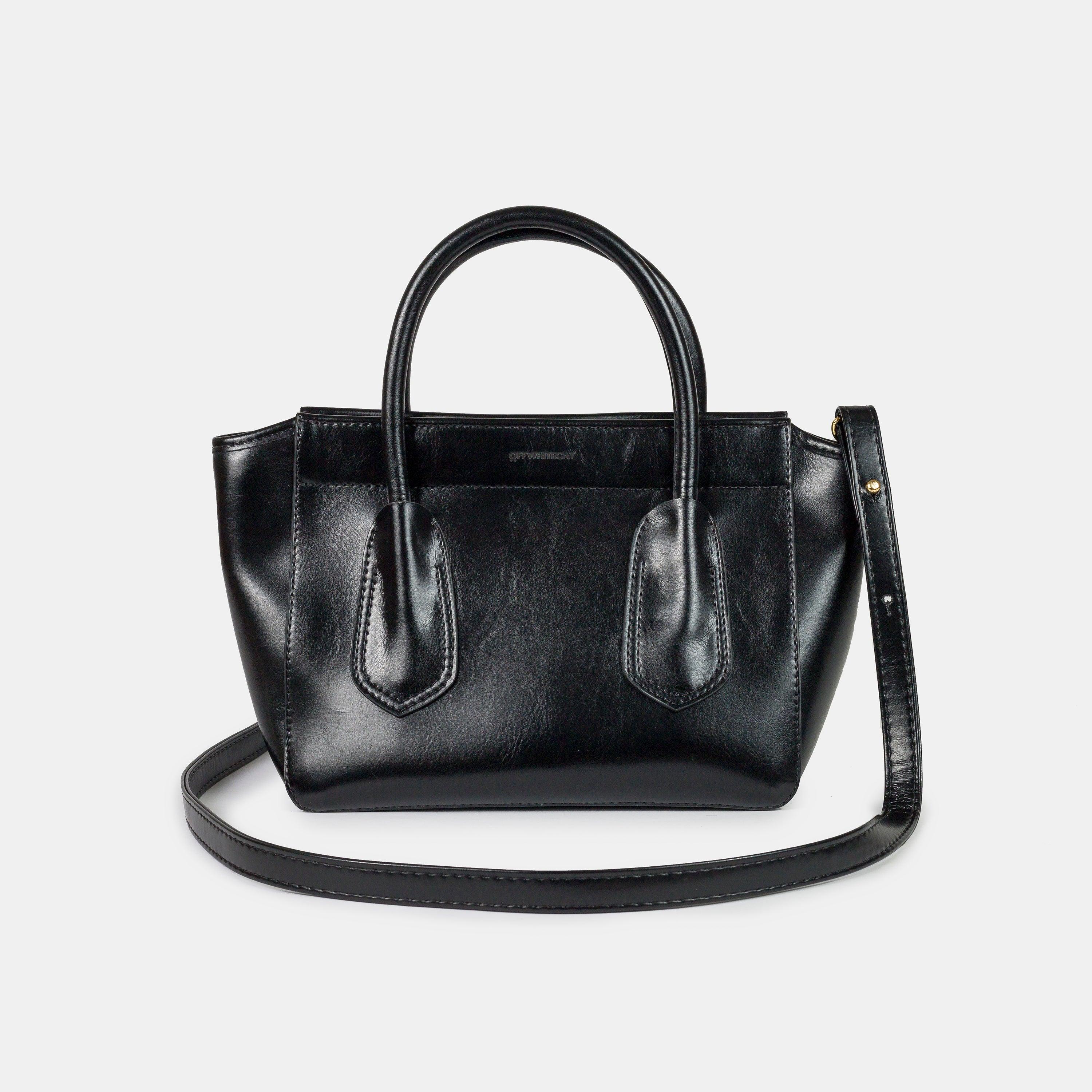 Bolsa 'Claire' Black-Off White Cat-