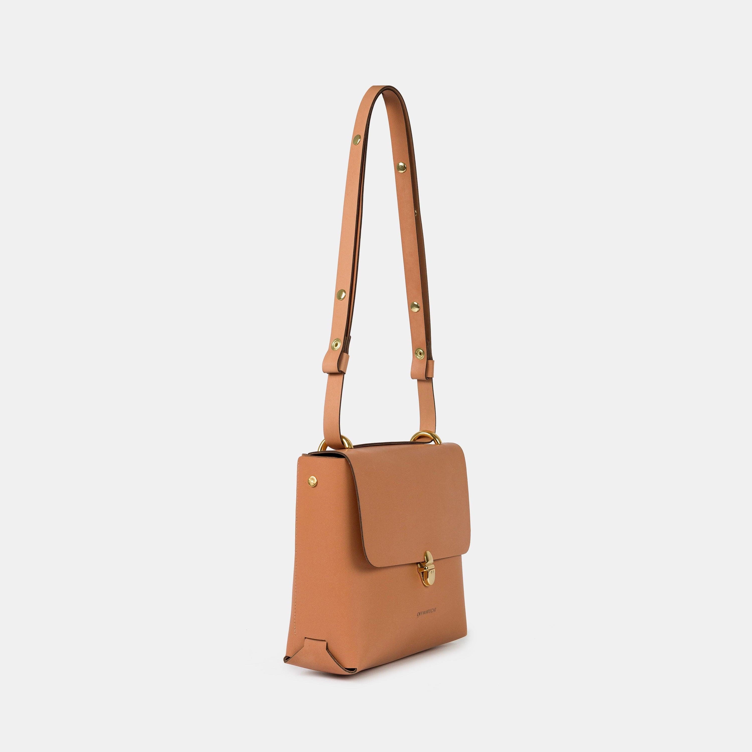 Bolsa 'Lui' Peach-Off White Cat-Bolsa