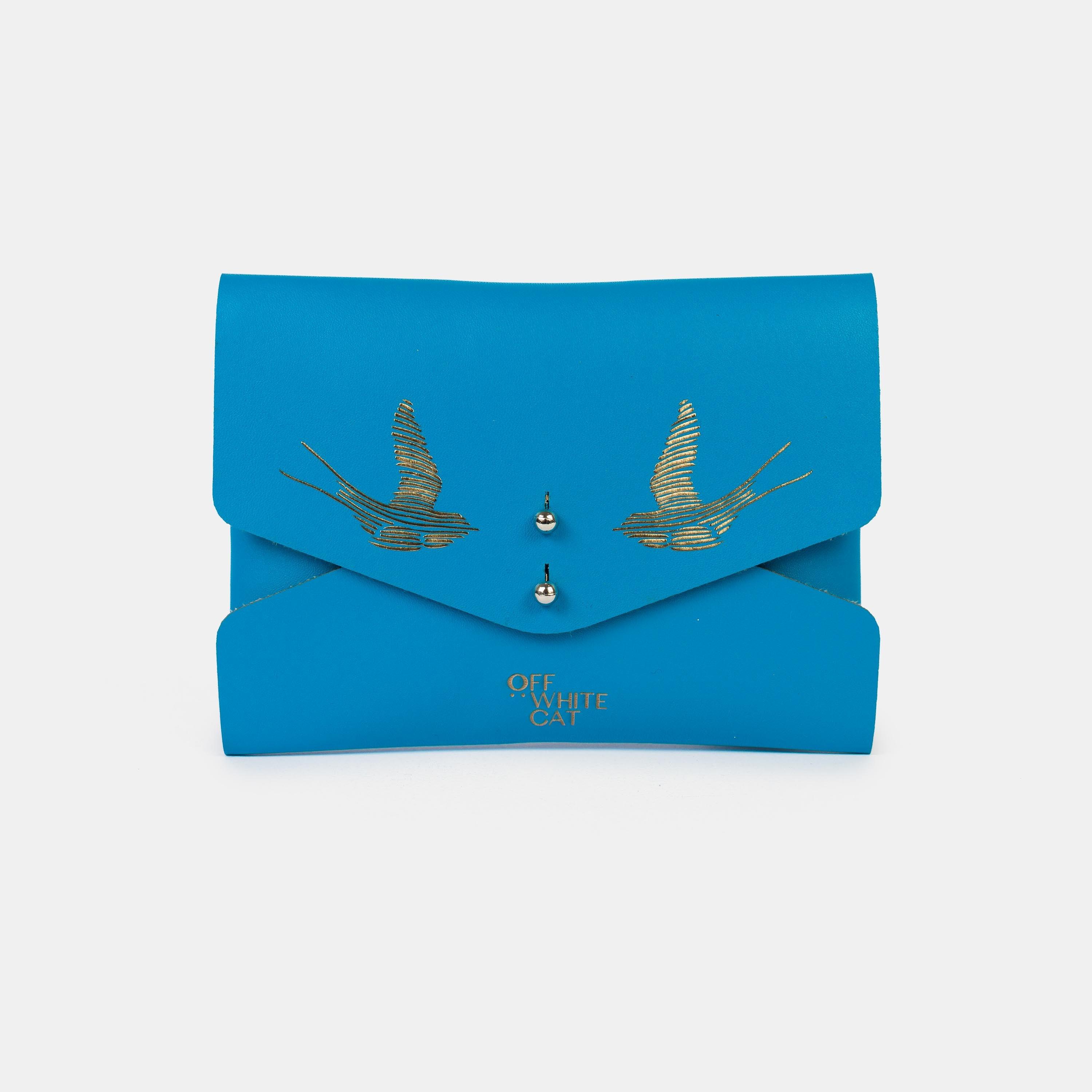 Carteira 'Lila' Sky-Off White Cat-
