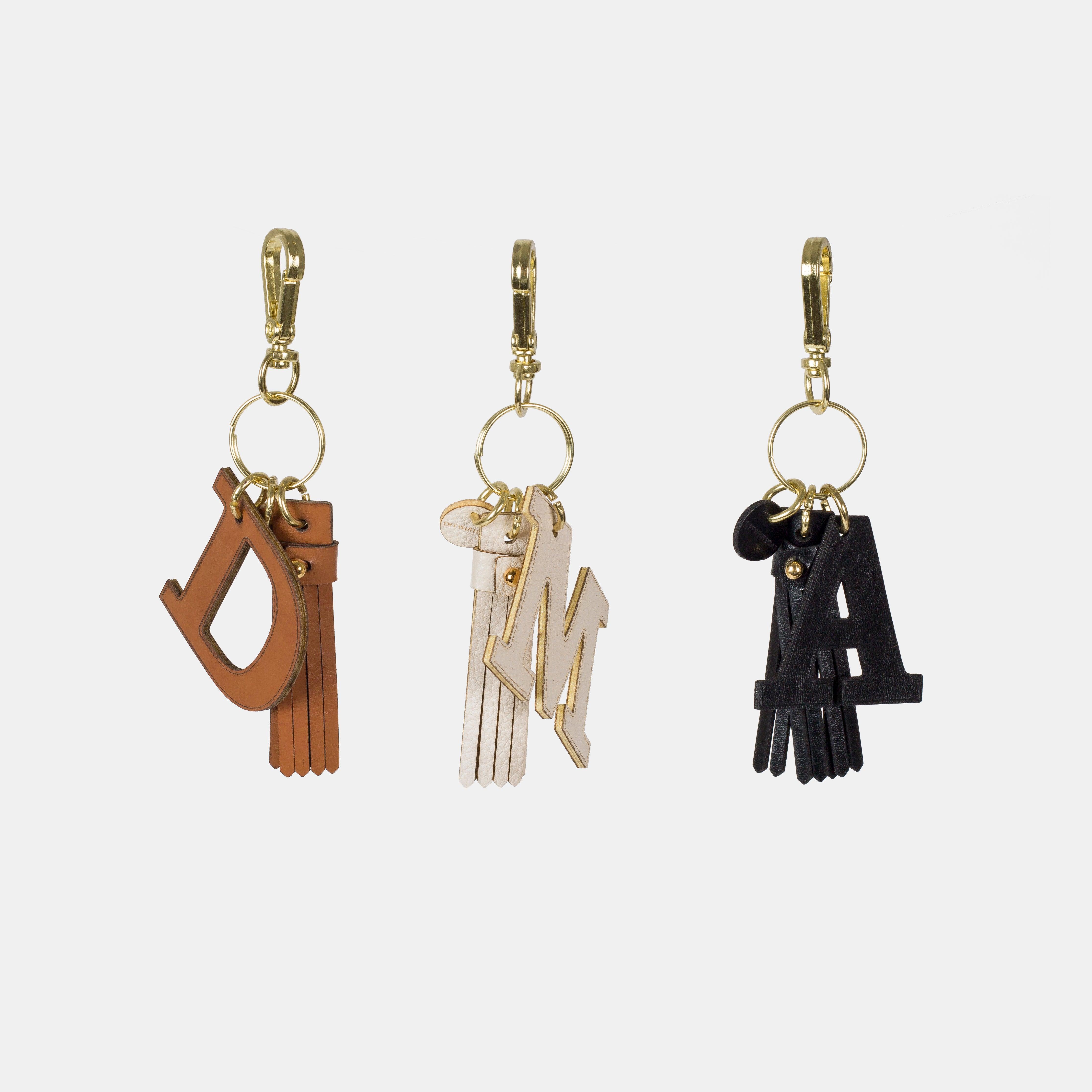 Chaveiro 'Letra'-Off White Cat-