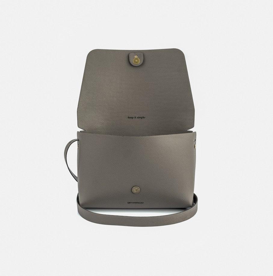 Bolsa 'Cecii' Grey-Off White Cat-Bolsa