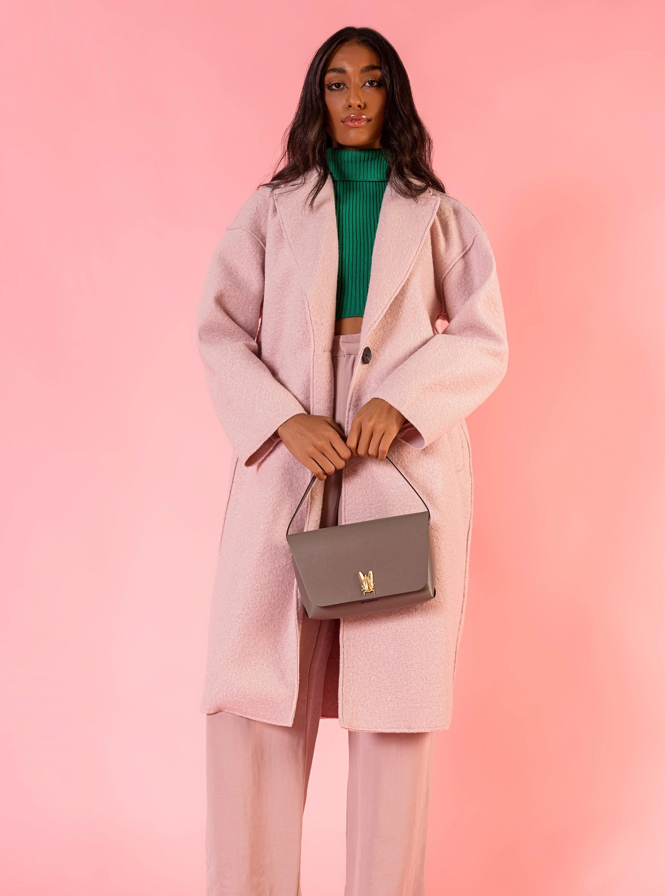 Bolsa 'Cecii' Grey-Off White Cat-Bolsa