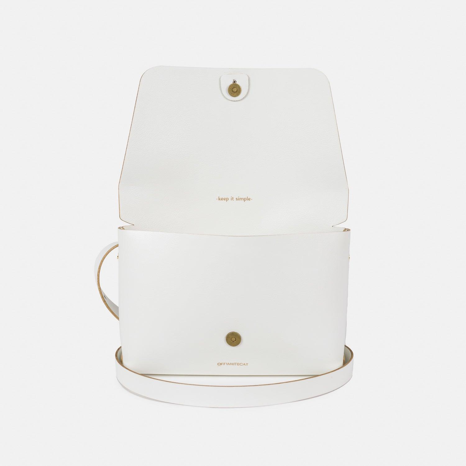 Bolsa 'Cecii' Off White-Off White Cat-Bolsa