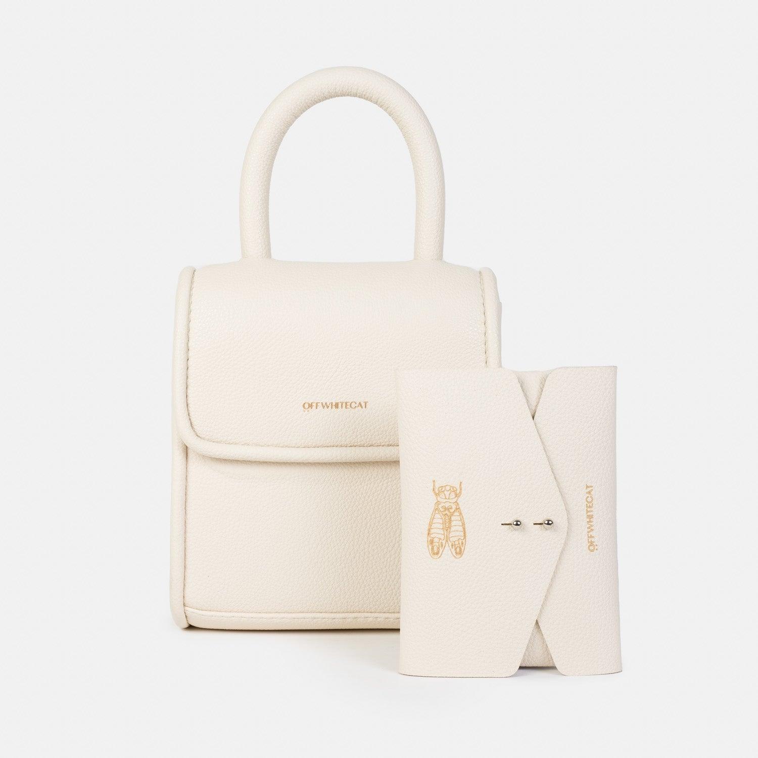 Bolsa 'Mini Duda' Off White-Off White Cat-Bolsa