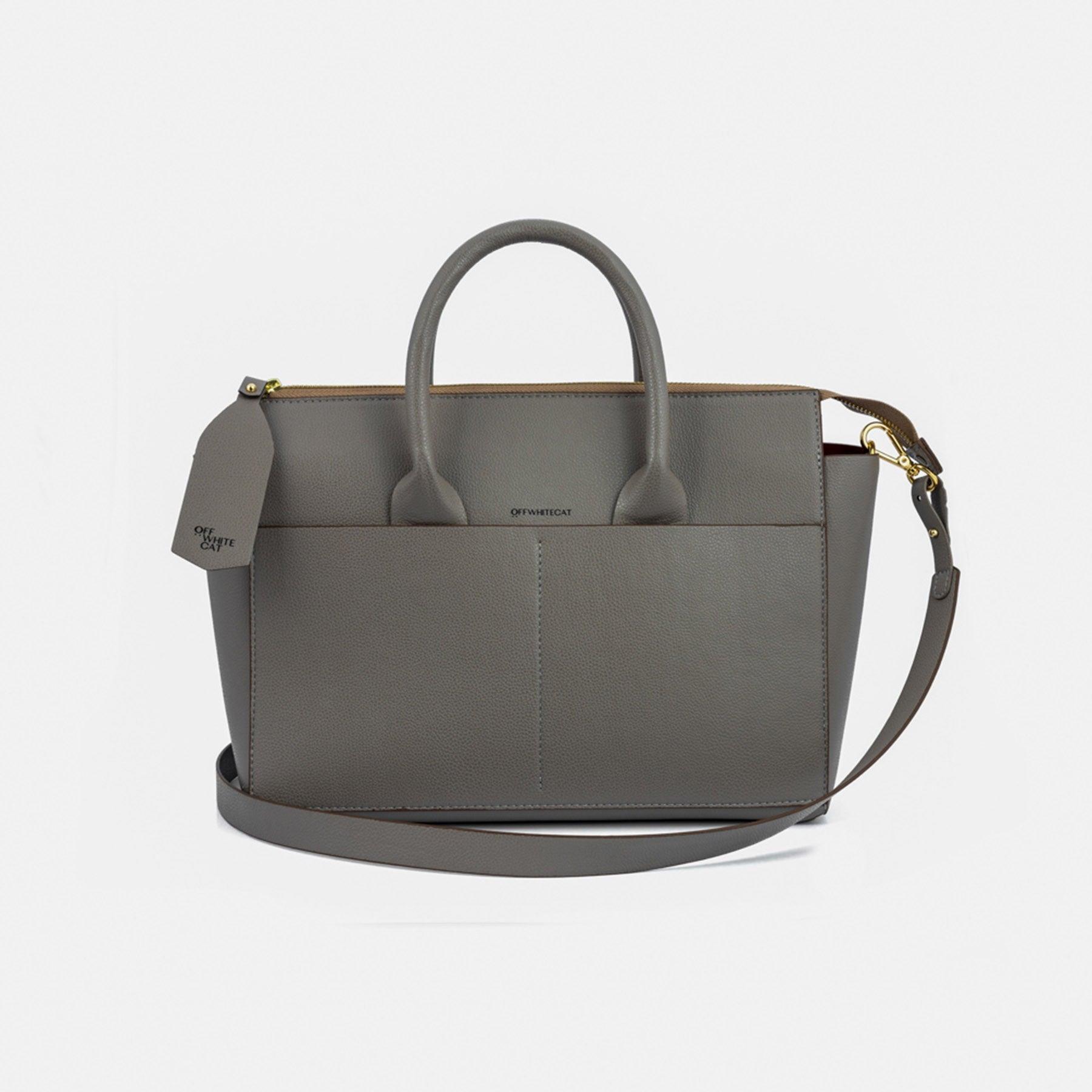 Bolsa 'Mini Juno' Grey-Off White Cat-Bolsa