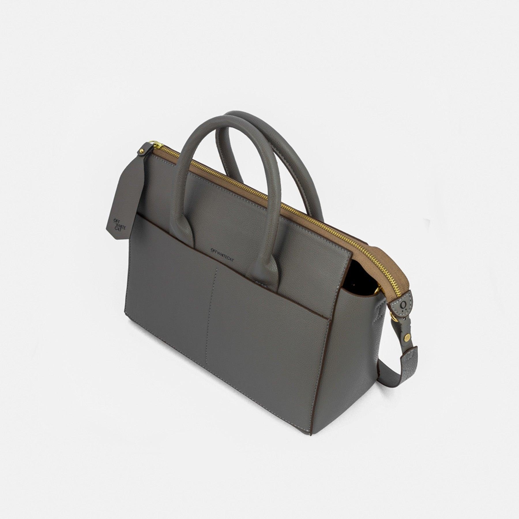 Bolsa 'Mini Juno' Grey-Off White Cat-Bolsa