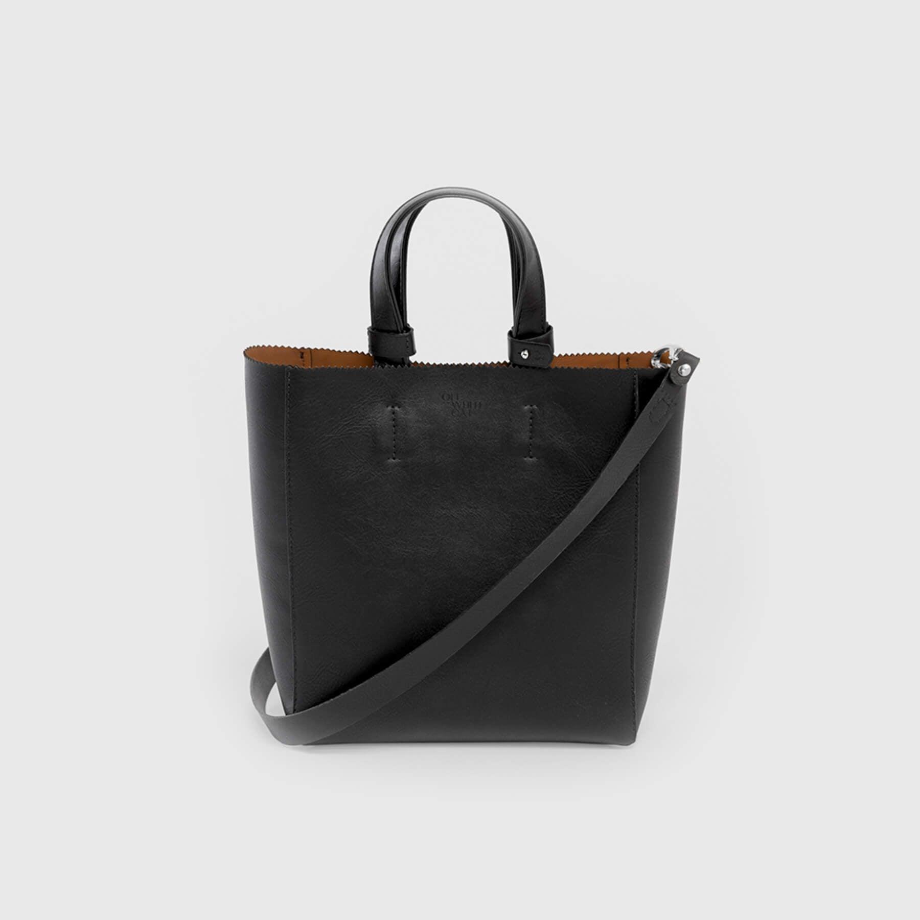 Bolsa 'Mini Tess' Black-Off White Cat-Bolsa