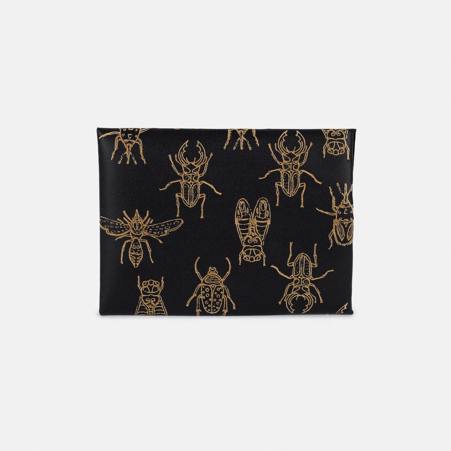 Carteira 'Lola' Black-Off White Cat-