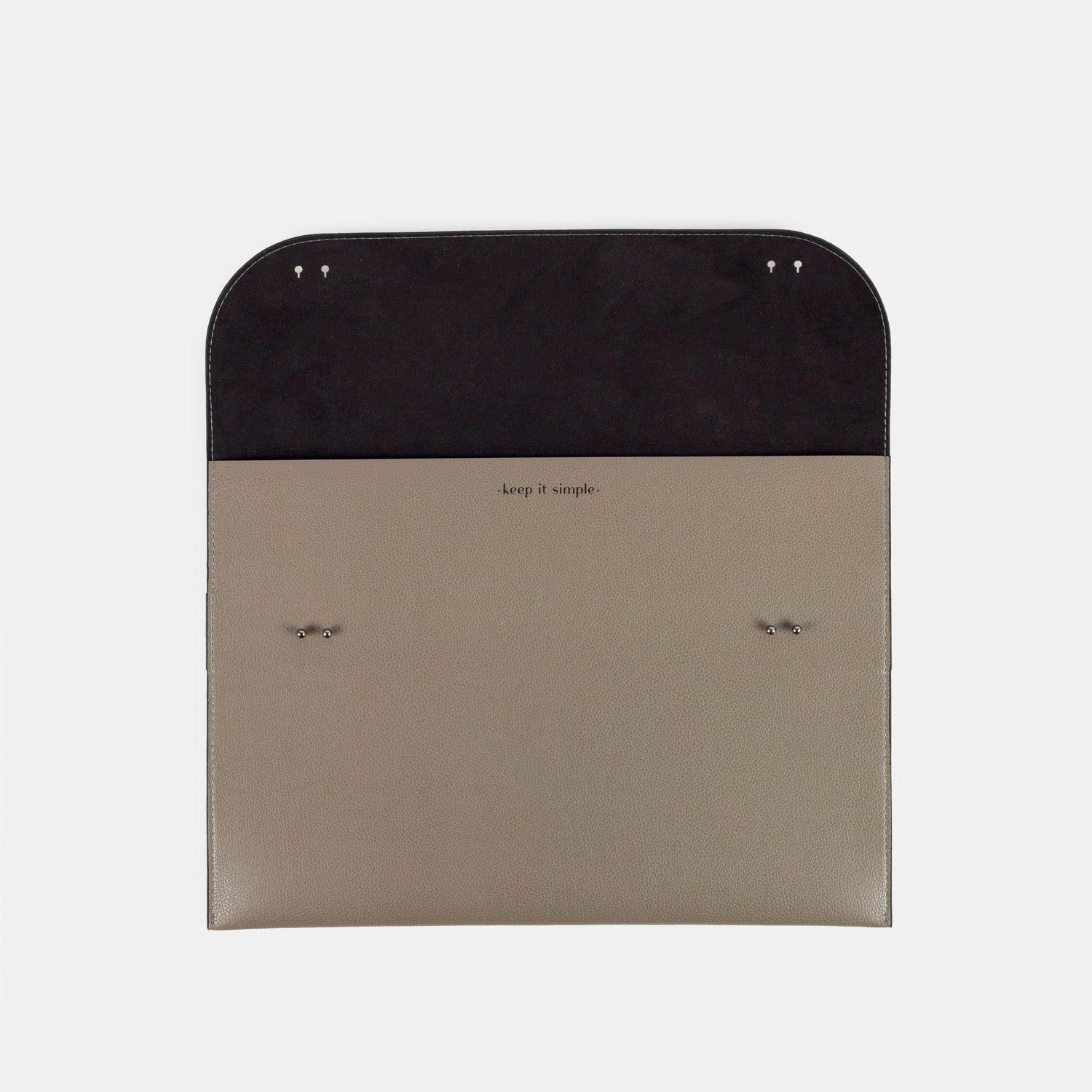 Case Laptop 'Milo' All Grey-Off White Cat-
