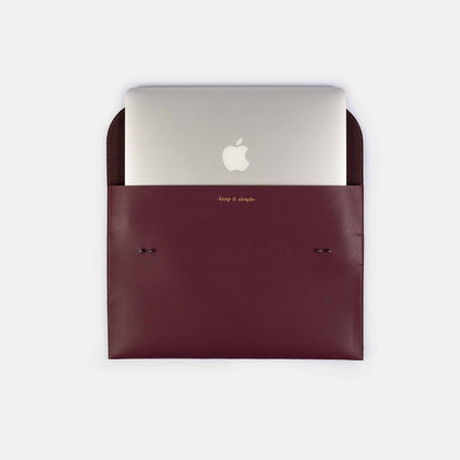 Case Laptop 'Milo' Bordeaux