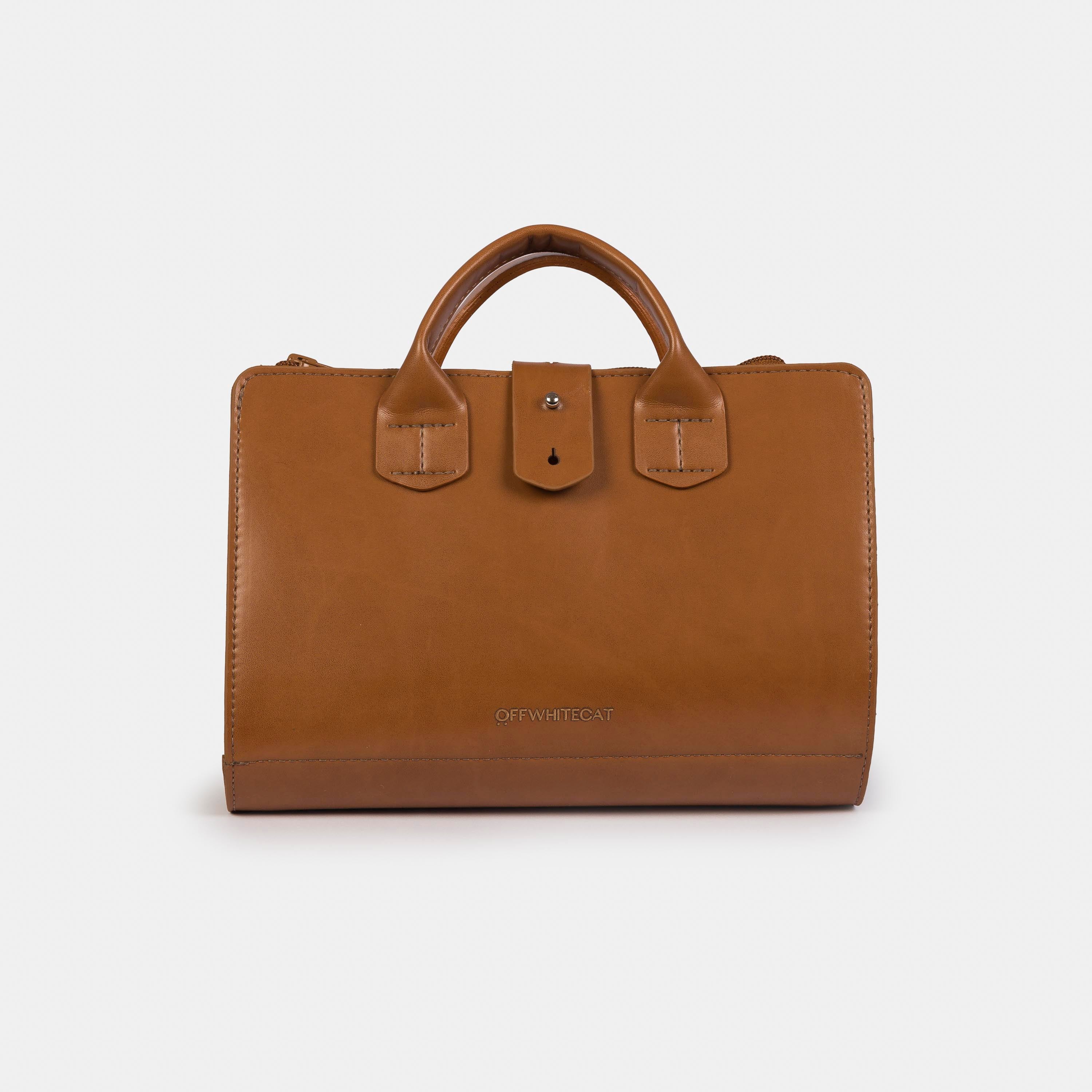 Necessaire 'Marie' Natural-Off White Cat-
