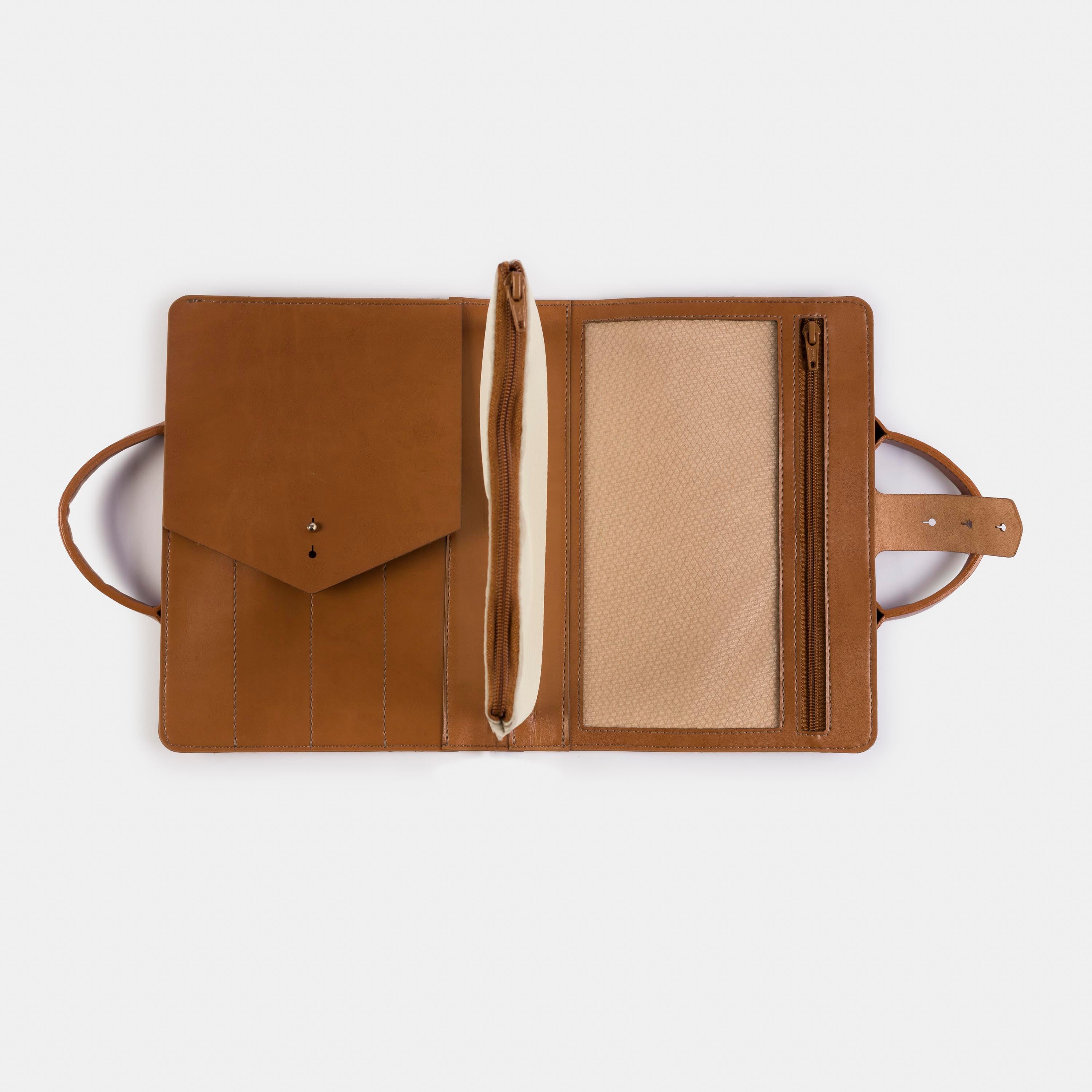 Necessaire 'Marie' Natural-Off White Cat-