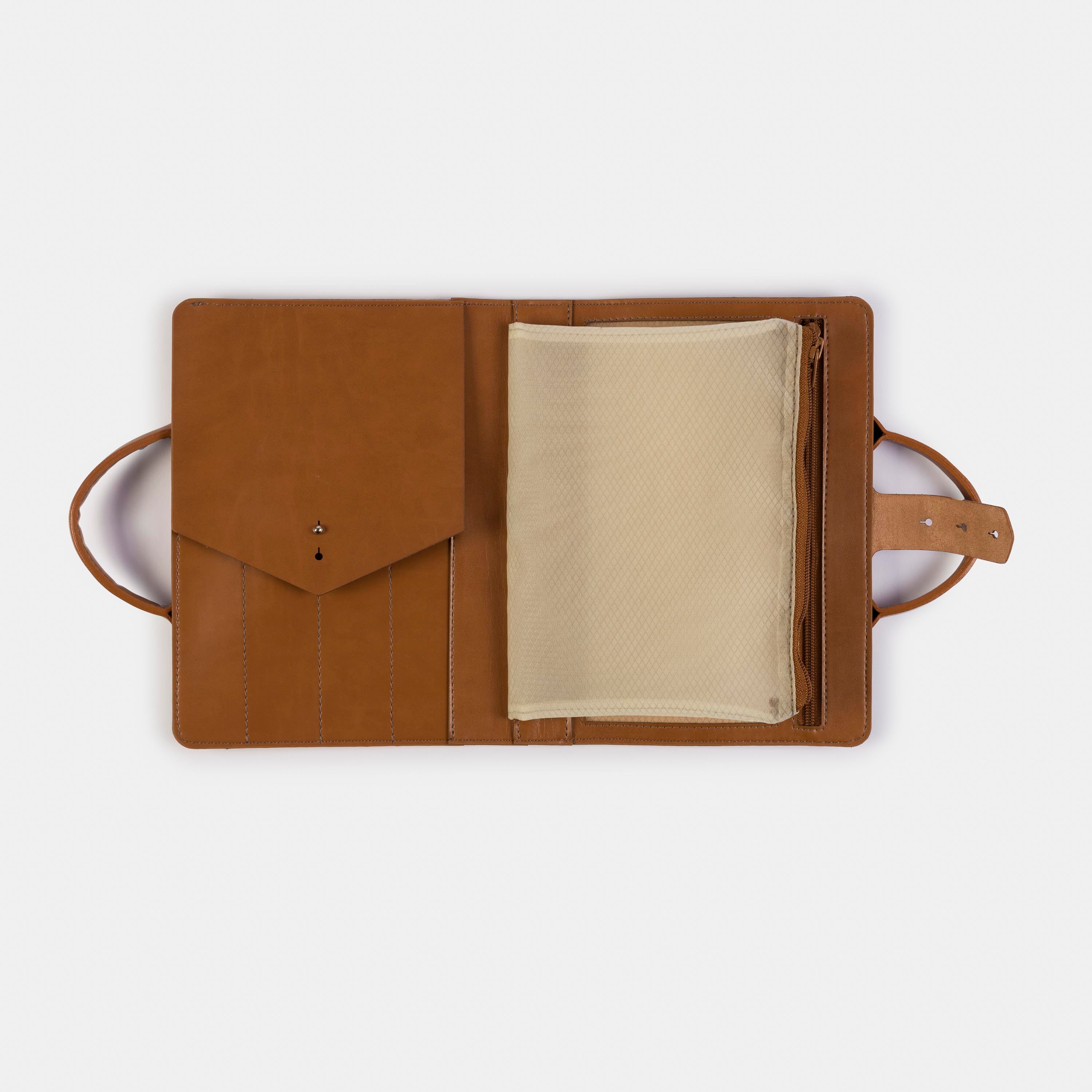 Necessaire 'Marie' Natural-Off White Cat-