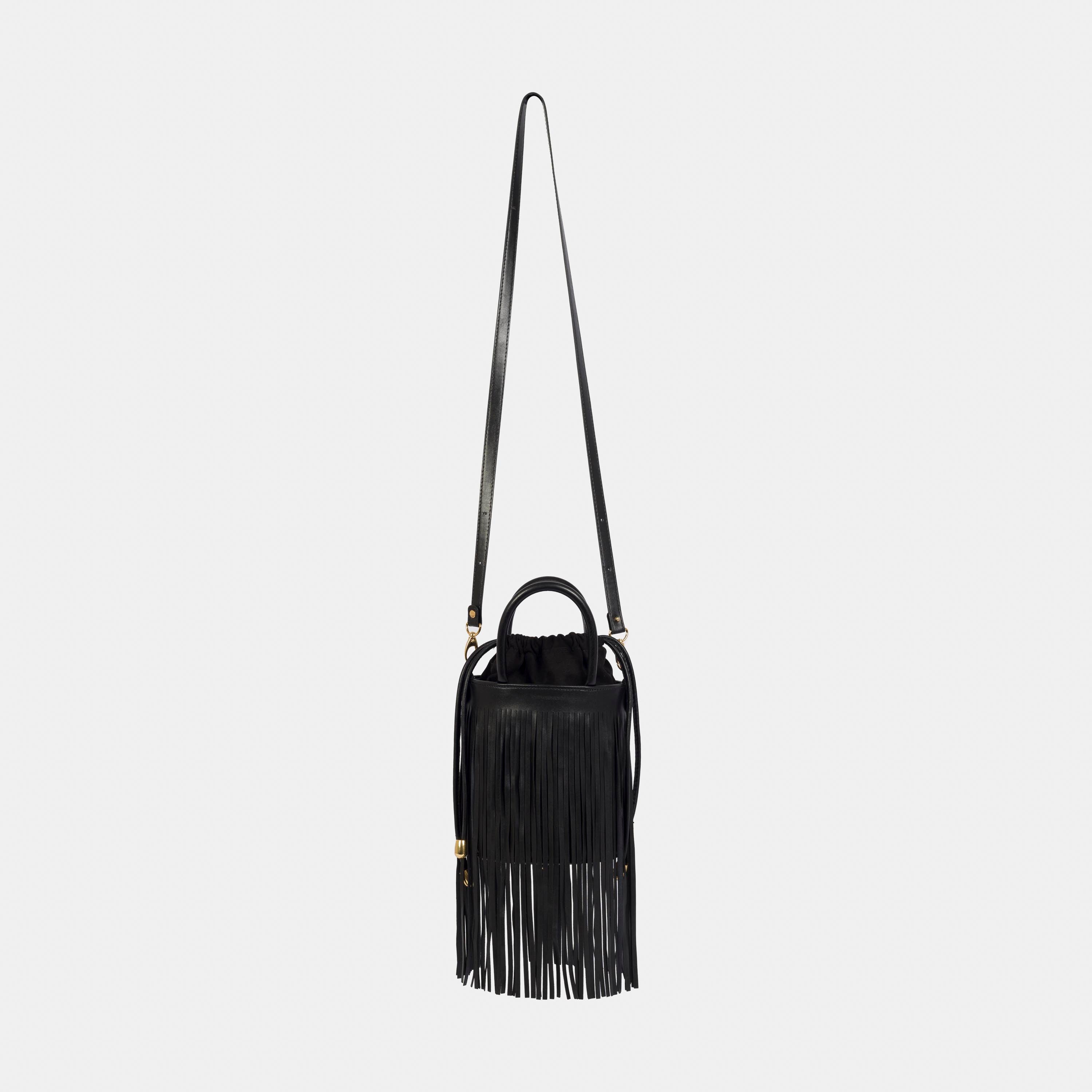 Bolsa 'Margot' Franjas Black