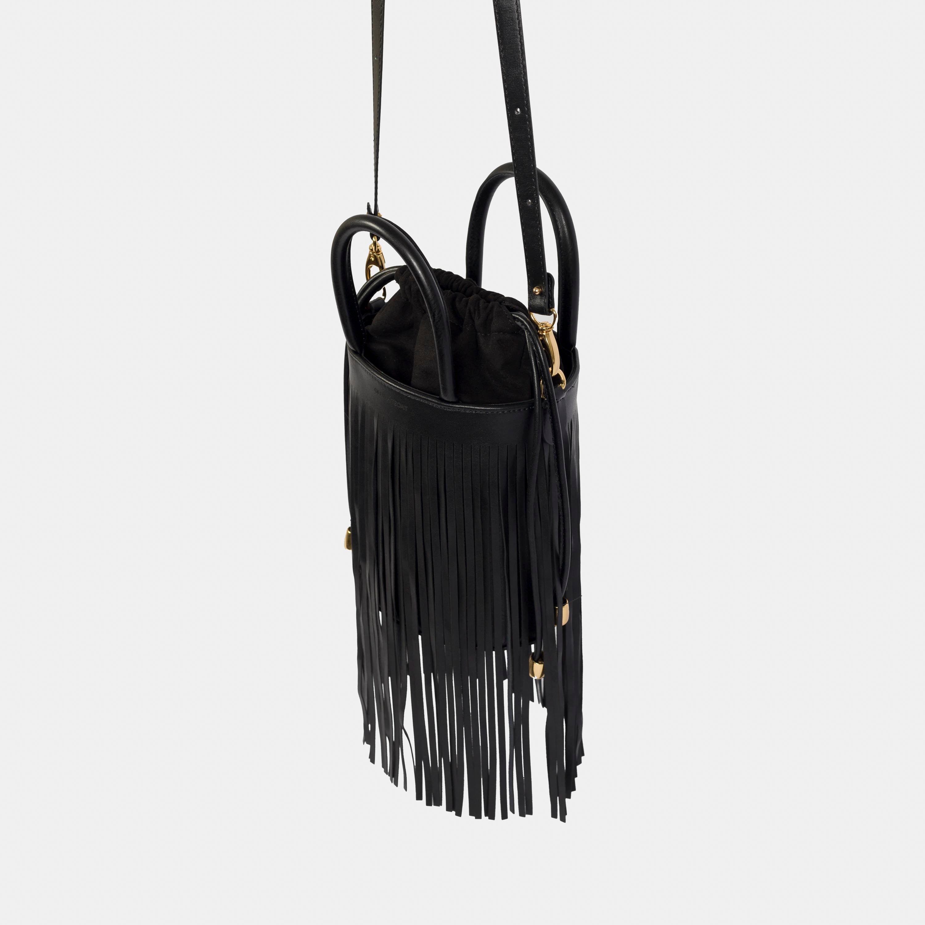 Bolsa 'Margot' Franjas Black