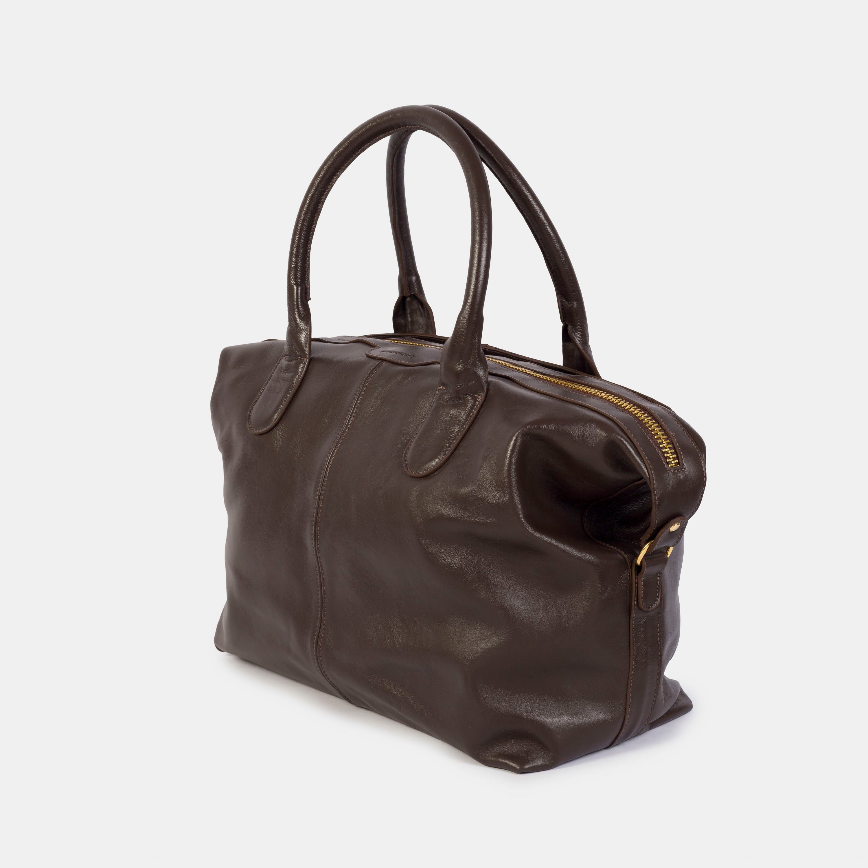 Bolsa 'Oslo' Couro Espresso