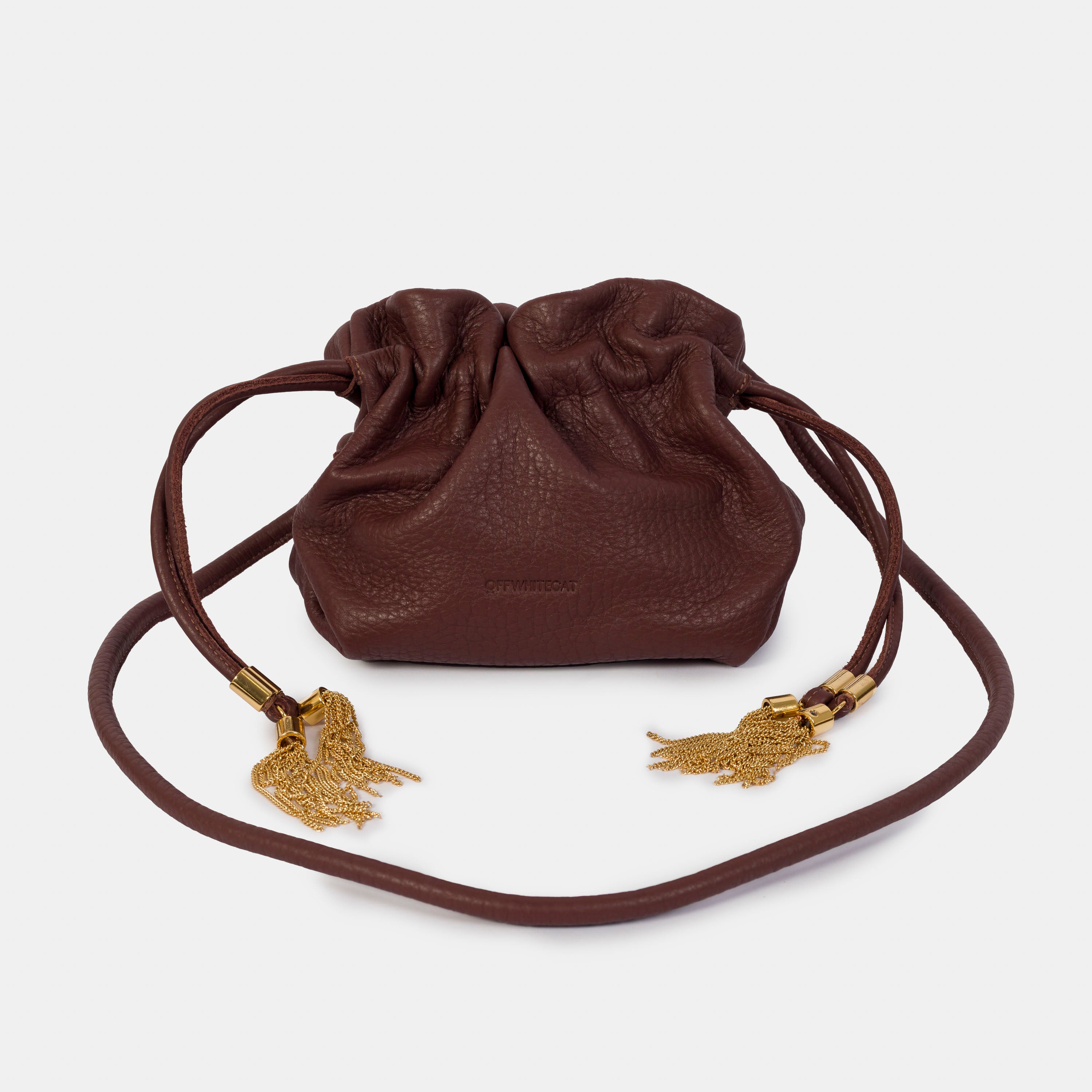 Bolsa 'Mitza' Couro - Brandy