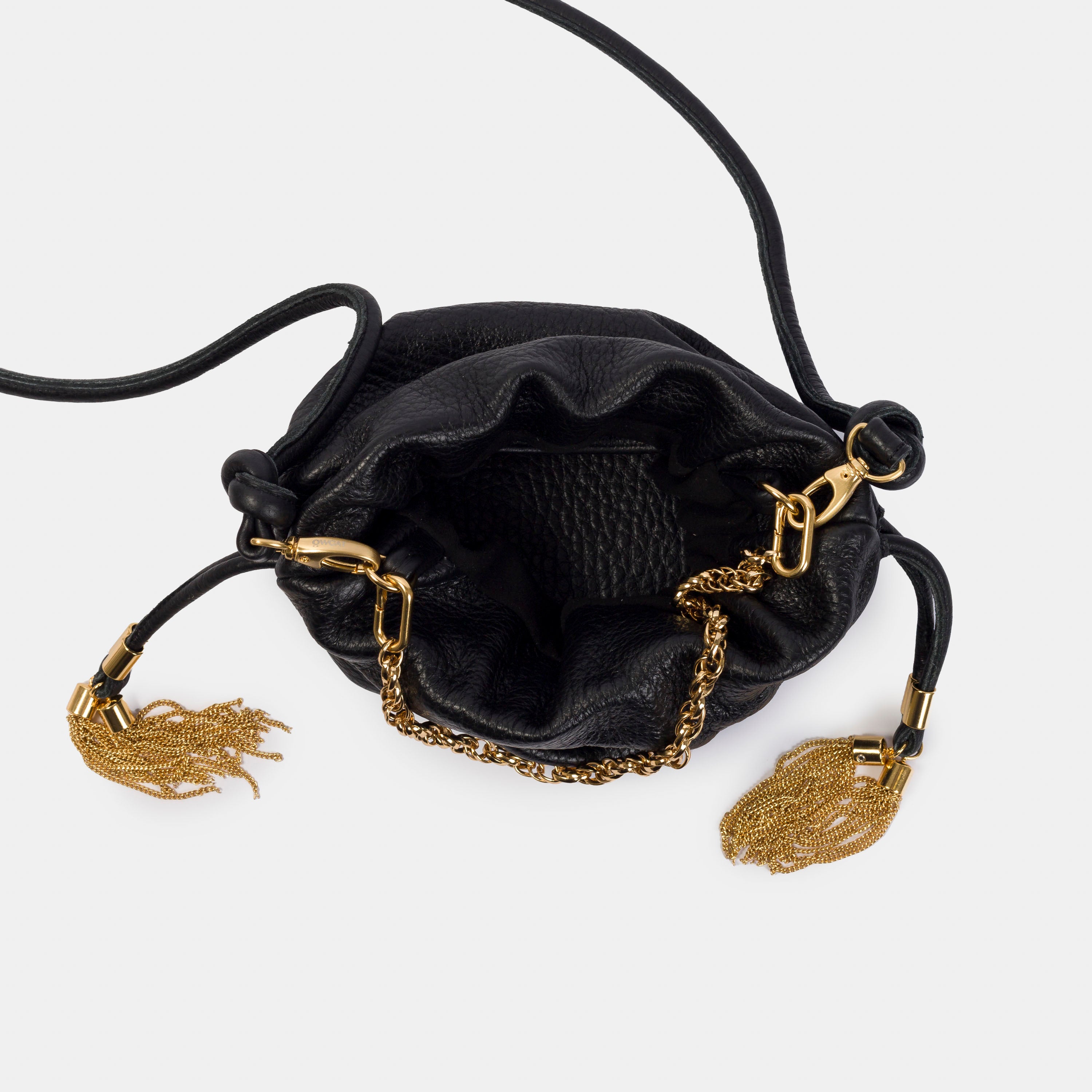 Bolsa 'Mitza' Couro - Black