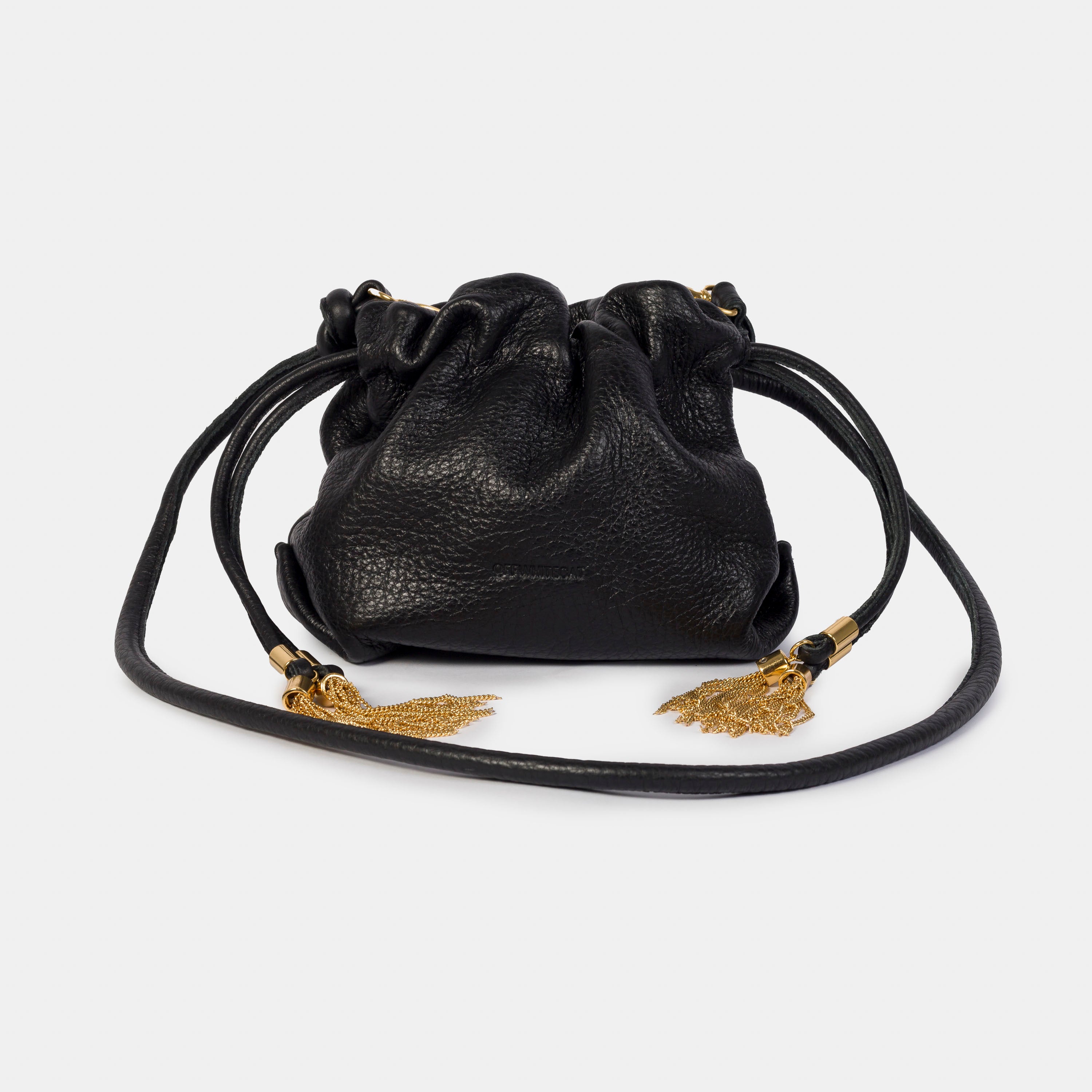 Bolsa 'Mitza' Couro - Black