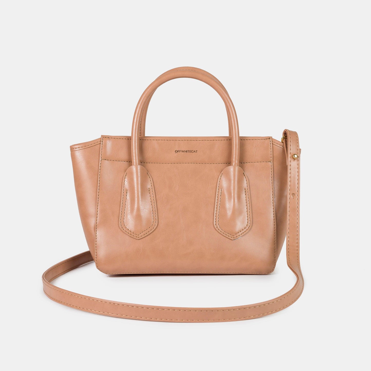 Bolsa 'Claire' Sand - Off White Cat