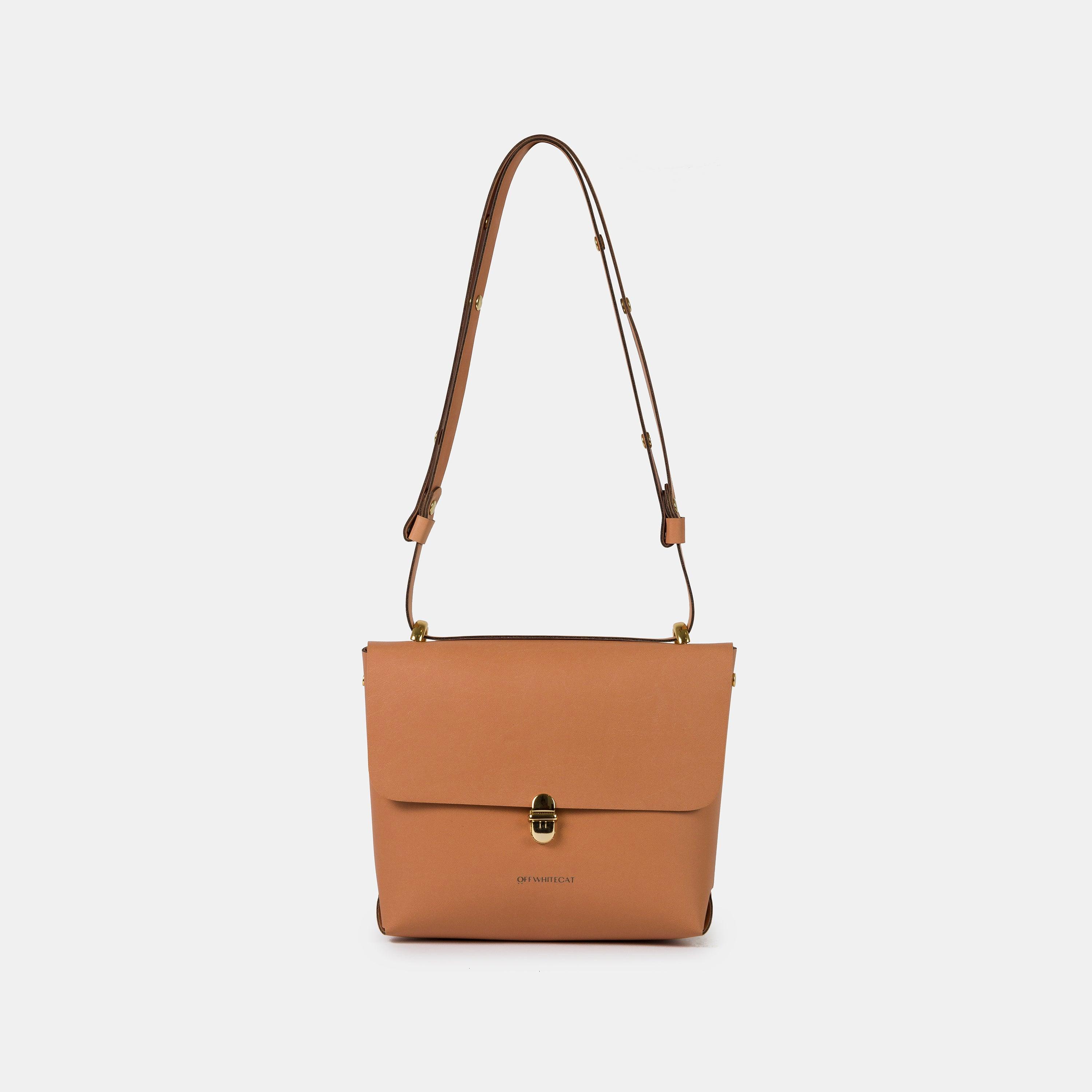 Bolsa 'Lui' Peach-Off White Cat-Bolsa