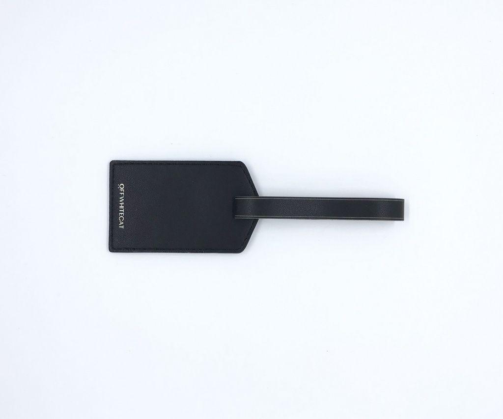 Tag de Mala 'Félix' Black-Off White Cat-